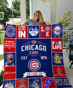 Chicago Cubs Blanket Quilt L98