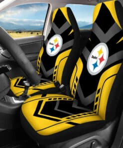 Pittsburgh Steelers 4 Car Seat Covers L98