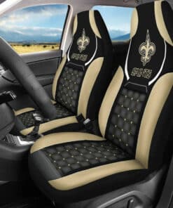 New Orleans Saints 2 Car Seat Covers