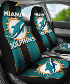 Miami Dolphins 3 Car Seat Covers L98