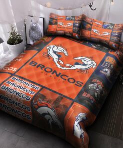 Denver Broncos Quilt Bedding Set L98