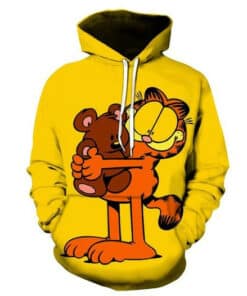 Garfield Hoodie Zip Hoodie 3D L98
