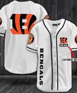 Cincinnati Bengals 2 3D Baseball Jersey