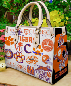 Clemson Tigers Leather Bag L98