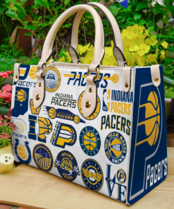 Indiana Pacers Leather Handbag L98