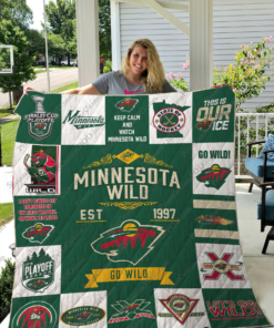 Minnesota Wild Quilt Blanket L98