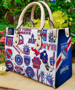 New York Rangers Leather Handbag L98