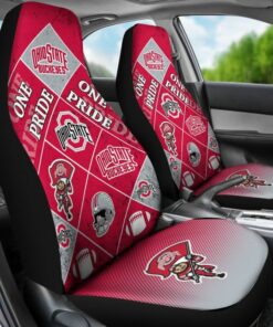 Ohio State Buckeyes Car Seat Covers L98