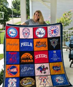 Philadelphia 76ers Blanket Quilt L98