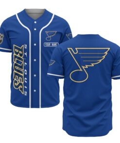 St. Louis Blues Baseball Jersey Shirt