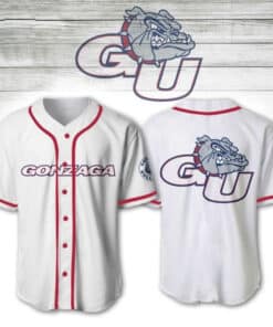Gonzaga Bulldogs Baseball Jersey Shirt t