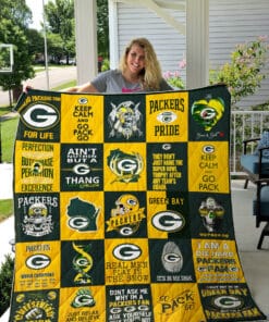 Green Bay Packers 2 Blanket Quilt L98