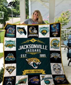 Jacksonville Jaguars 2 Blanket Quilt t
