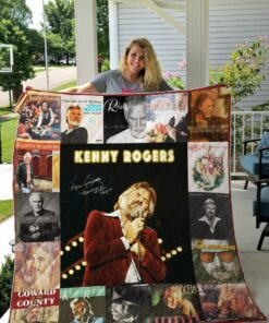 Kenny Rogers 2 Quilt Blanket t
