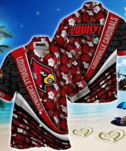 Louisville Cardinals Hawaiian Shirt L98