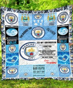 Manchester City Blanket Quilt L98