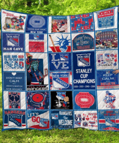 New York Rangers 1 Quilt Blanket L98