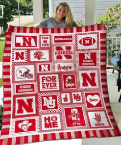 Nebraska Cornhuskers 2 Quilt Blanket
