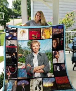 Barry Manilow 3 Quilt Blanket t
