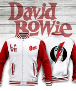 David Bowie Baseball Jacket t