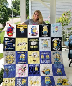 Minions 1 Blanket Quilt t