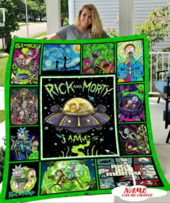 Rick and Morty 2 Quilt Blanket L98