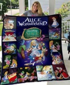 Alice in Wonderland Blanket Quilt t