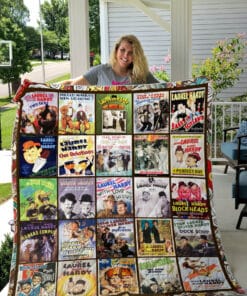Laurel And Hardy Quilt Blanket t