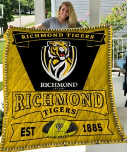 Richmond Tigers Quilt Blanket t