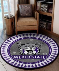 Weber State New Round Rug e