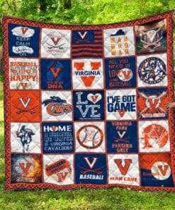 Virginia Cavaliers 3 Quilt Blanket L98